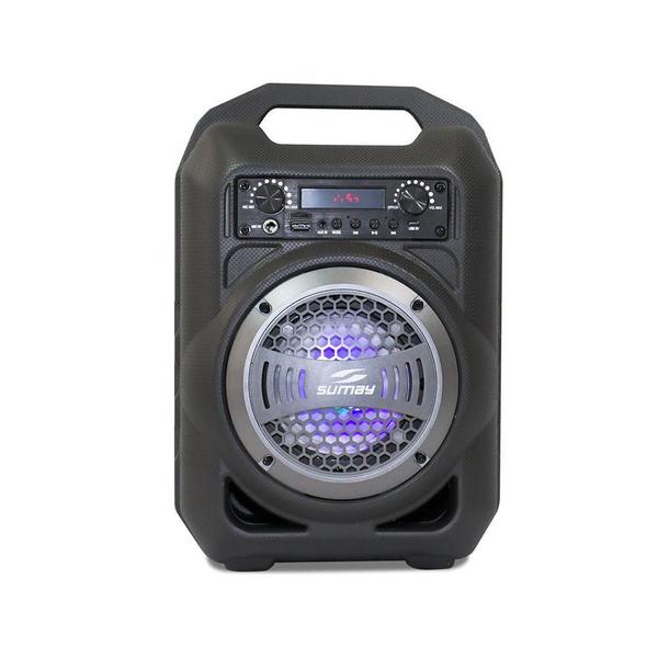 Imagem de Caixa de som 30w sumay sm-csp1302 gallon music cinza