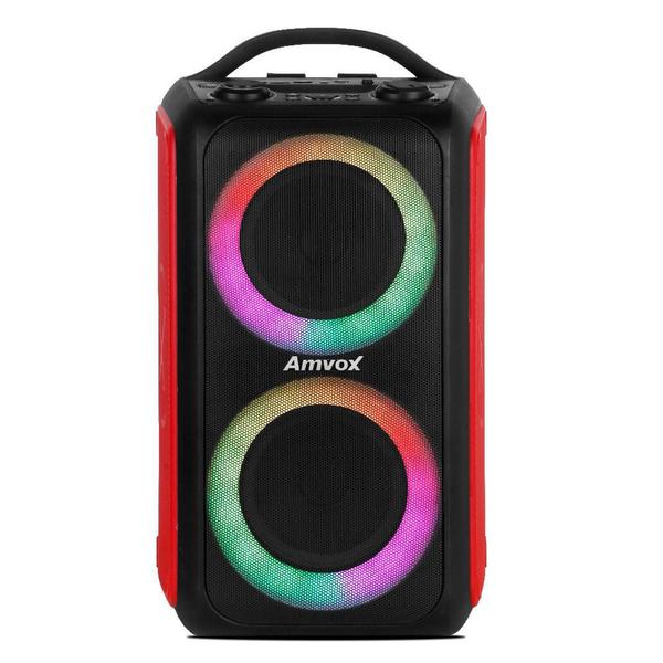 Imagem de Caixa de Som Acústica Bluetooth 600W ACA600 Bagvox Amvox Vermelha