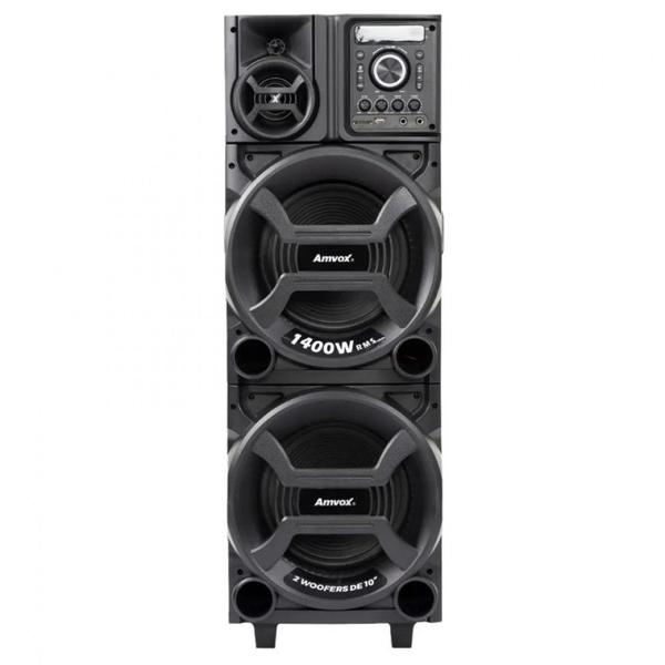 Imagem de Caixa de Som Amplificada Amvox Titan ACA 1402 1400W RMS LED Bluetooth