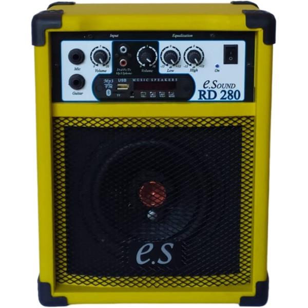 Imagem de Caixa De Som Amplificada Bluet/mic/guitarra/violão 6'' 40w