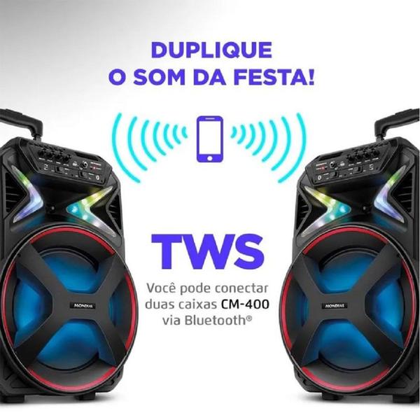 Imagem de Caixa de Som Amplificada CM-400 com Função TWS Aiwa