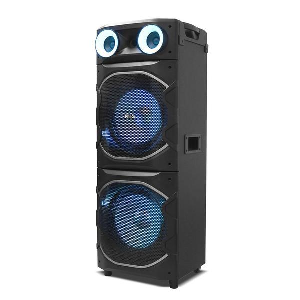 Imagem de Caixa de Som Amplificada Philco 2400W RMS Bluetooth USB Rádio FM PCX24000 Preta Bivolt