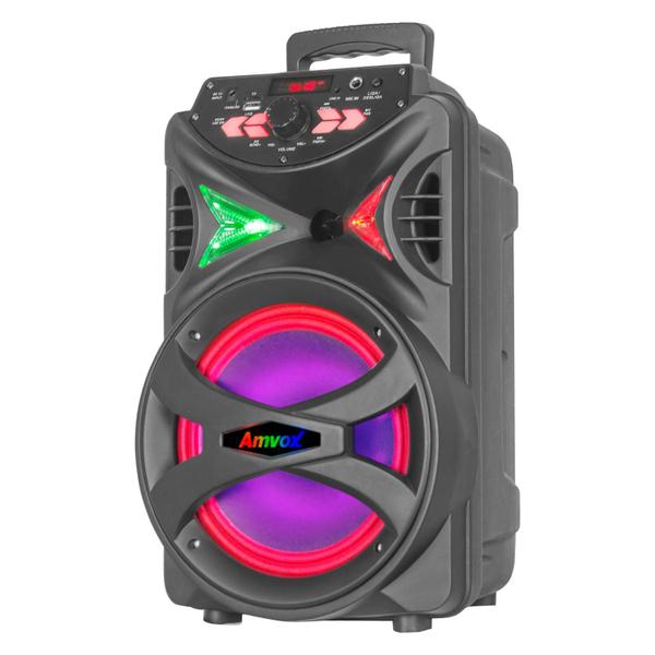 Caixa de Som Amplificada Preta Bivolt Bluetooth Aca 255 Hit 250w Amvox Caixa de Som Amplificada Preta Bivolt Bluetooth Aca 255 Hit 250w Amvox
