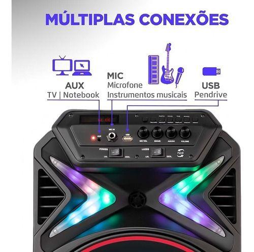 Imagem de Caixa de Som Amplificada Thunder Mondial CM400 Bivolt 400w