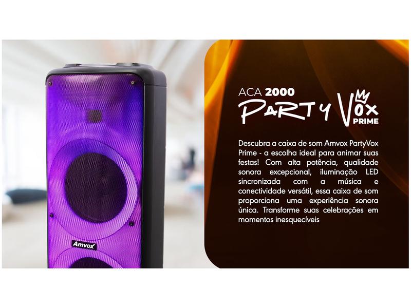 Imagem de Caixa de Som Amvox ACA 2000 Party Vox Prime Bluetooth