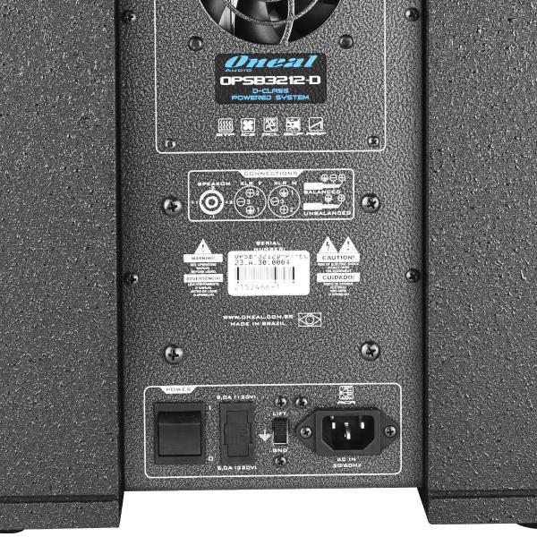 Caixa De Som Ativa Vertical Array 500w 01 Sub Com 03 Torres Bivolt