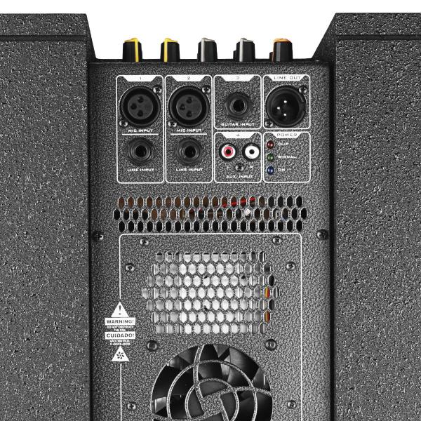 Caixa De Som Ativa Vertical Array 500w 01 Sub Com 03 Torres Bivolt