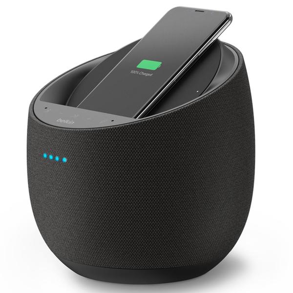 Imagem de Caixa de som Belkin G1S0001TT-BLKV2 Wireless Charger + Smart Speaker Soundform Elite Hi-Fi - G1S0001TT-BLKV2