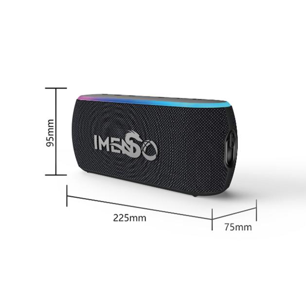 Imagem de Caixa De Som Bluetooth 60w Led 5000 Mah Imenso X82