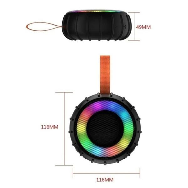 Imagem de Caixa De Som Bluetooth Altomex Al-958 A Prova D'agua RGB