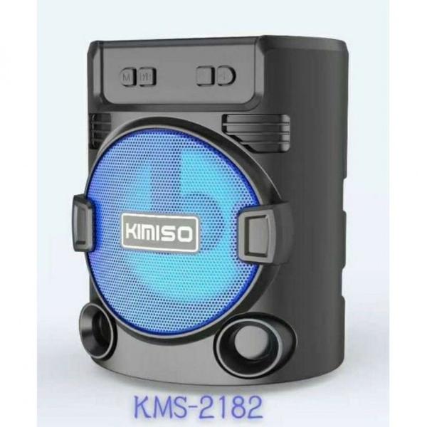 Imagem de Caixa de som bluetooth com led e suporte para celular kimiso kms-2182