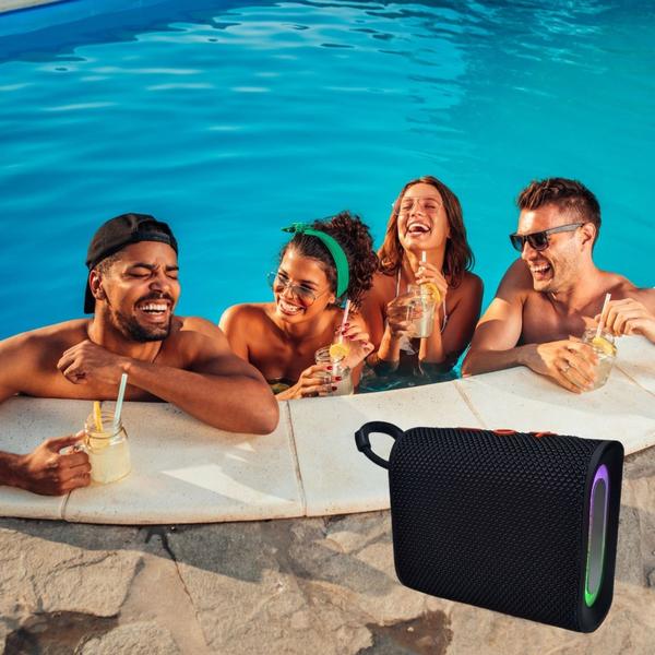 Imagem de Caixa De Som Bluetooth Pequena Portátil Graves Potentes 20w Rádio Fm Cartão SD