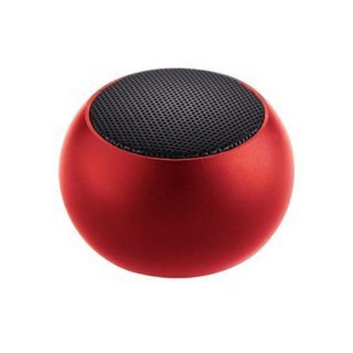 Imagem de Caixa De Som Bluetooth Portátil Mini Speaker Tws 3W Vermelha