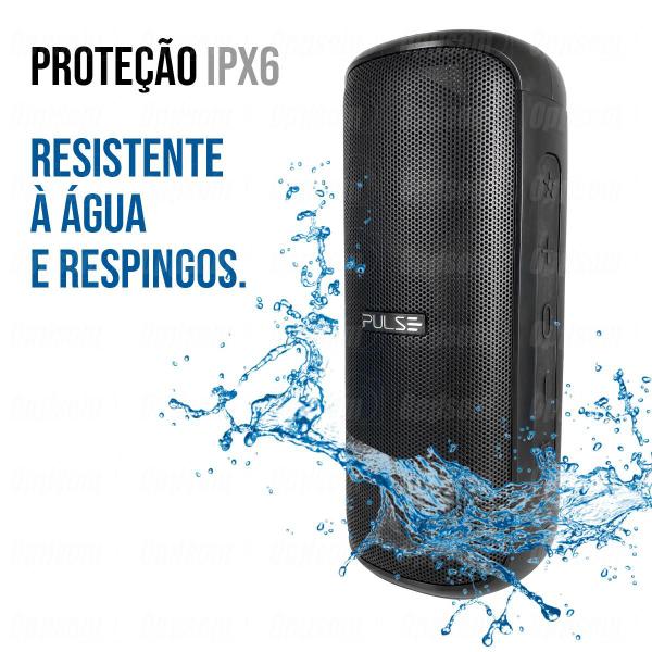 Imagem de Caixa De Som Bluetooth Pulse Mini Pulsebox 30w Rms Bateria 10h Sp603