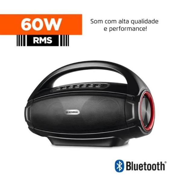 Imagem de Caixa de Som Bluetooth Speaker Monster Sound II  SK-07 Portátil 60W Bivolt Mondial 