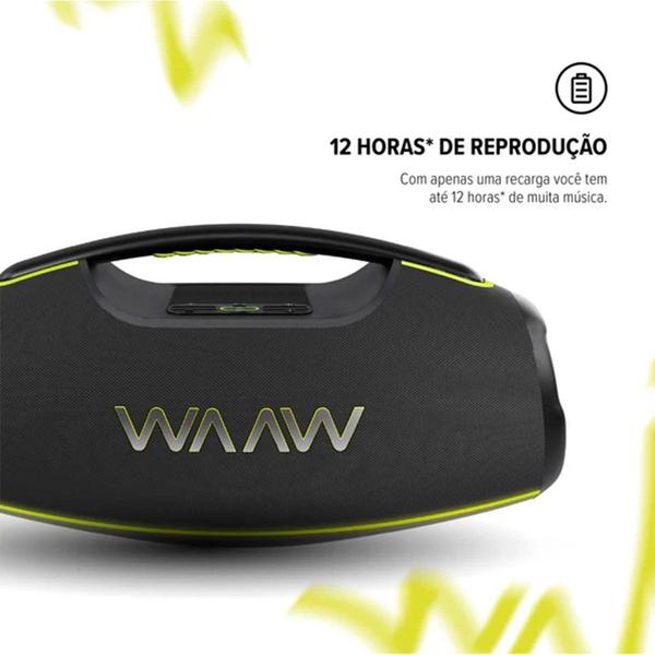 Imagem de Caixa de Som Bluetooth Waaw Hyperboom 1000, TWS, 180W RMS - WAP