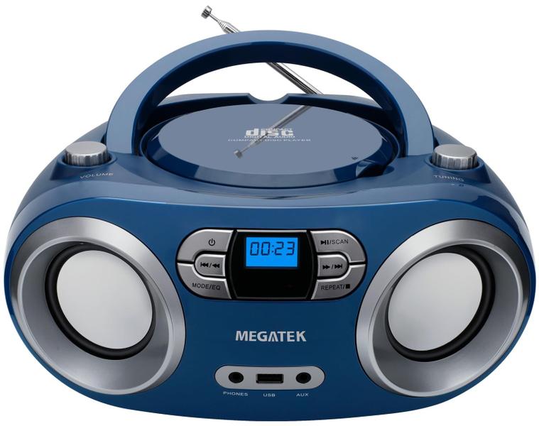 Imagem de Caixa de som de CD portátil MEGATEK CB-M25BT com Bluetooth Blue Jay