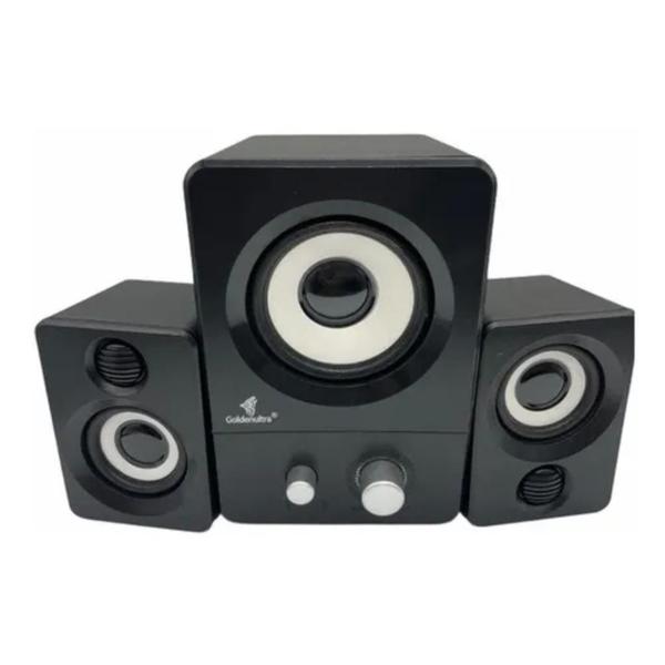 Imagem de Caixa De Som Golden Ultra 2.1 10W SUB WOOFER GT-PCEX7 - Orig