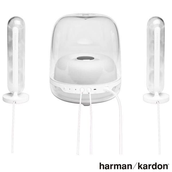 Imagem de Caixa de Som Harman Kardon SoundSticks 4, Bluetooth, Subwoofer de 5,25" Bivolt  Branco