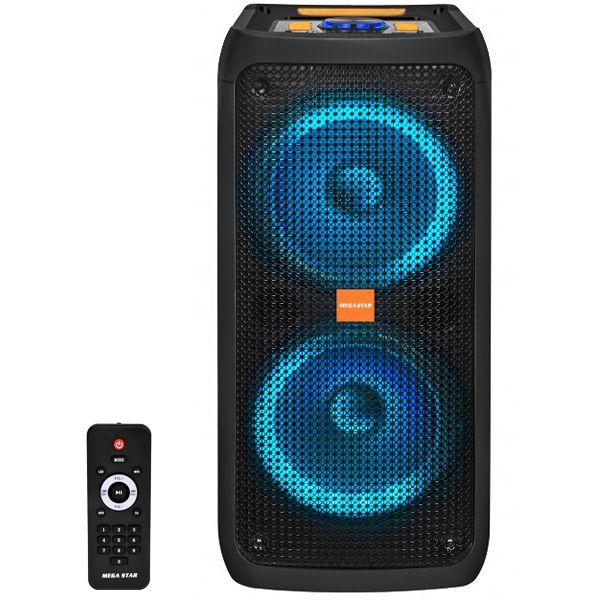 Imagem de Caixa de Som Megastar Fiestabox 1860 2 de 8" 15.000 Watts com Bluetooth/USB e Radio FM - Preta