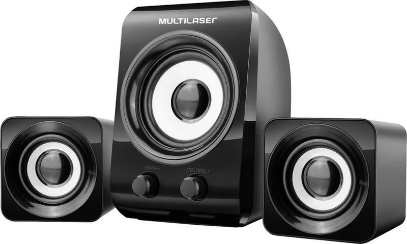 Imagem de Caixa De Som Multimídia 2.1 8w+3w Rms Preto Sp172