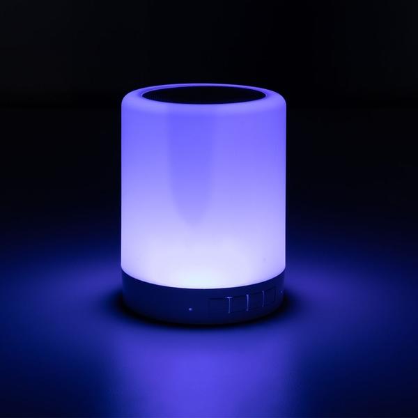 Imagem de Caixa de Som Multimídia com Luminária Bluetooth.