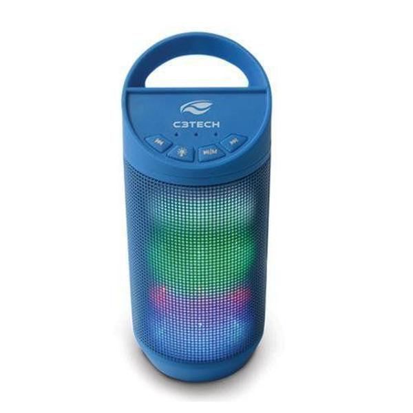 Imagem de Caixa de Som Portatil Beat Bluetooth 8 WATTS RMS USB 2.0 WMA MP3 AZUL SP-B50BL C3 TECH - C3Tech