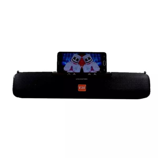 Caixa de Som Portátil Bluetooth Rádio, Celular Smart TV USB CABO P2, GAME PC - E20 Imagem de Caixa de Som Portátil Bluetooth Rádio, Celular Smart TV USB CABO P2, GAME PC