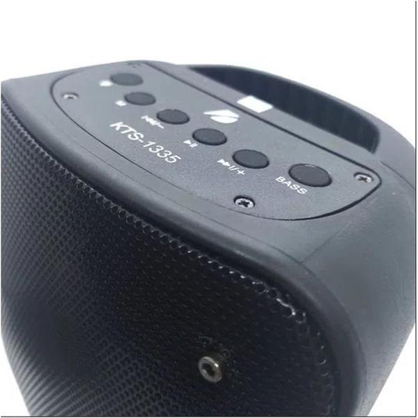 Imagem de Caixa de som portátil bluetooth usb rádio - linha premium kts 1335 - aturn shop