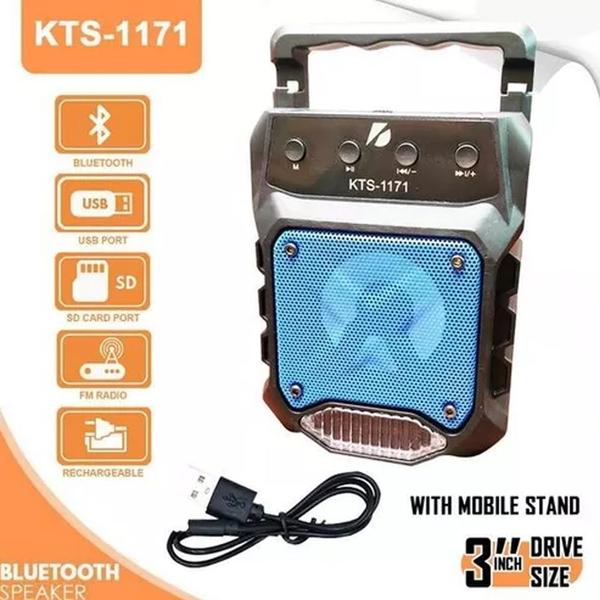 Imagem de Caixa de Som Portátil com Bluetooth Rádio Suporte para Celular Kts-1171