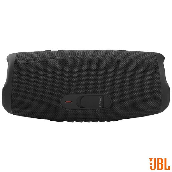 Imagem de Caixa De Som Portatil JBL Charge 5 Bluetooth Prova dágua 20h Bateria 40W IP67 Preto Powerbank