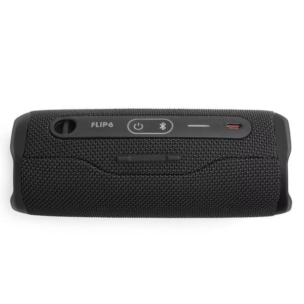 Imagem de Caixa de Som Portátil JBL Flip 6, Bluetooth, À prova D'Água, USB-C, Preto