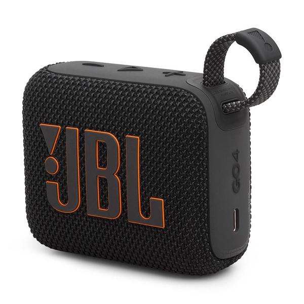 Imagem de Caixa de Som Portátil JBL GO 4, Bluetooth, 4.2w RMS, Até 7h, Preto - JBLGO4BLK