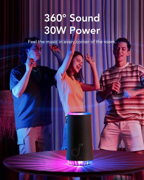 Imagem de Caixa de Som Portátil Soundcore Glow - 30W, 360° e IP67