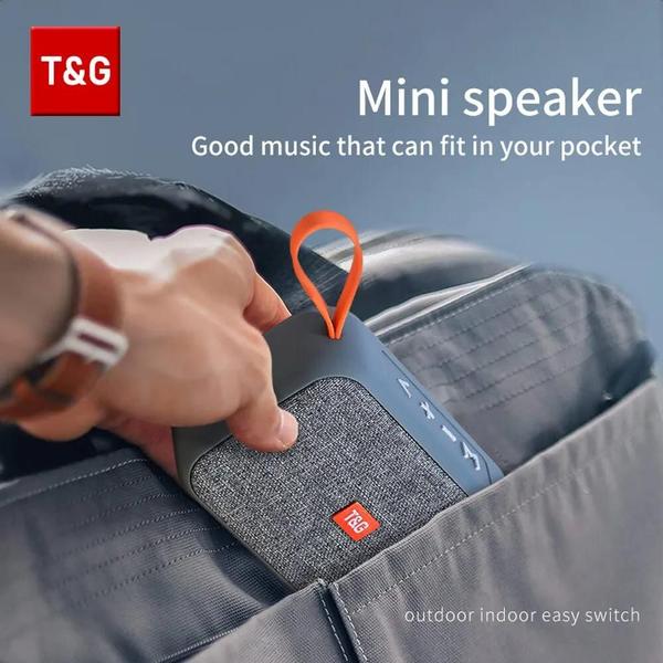 Caixa de Som Portátil TG506 T&G Speaker Bluetooth Conexão Sem Fio Esporte Ao Ar Livre Áudio Estéreo Suporte Cartão Imagem de Caixa de Som Portátil TG506 T&G Speaker Bluetooth Conexão Sem Fio Esporte Ao Ar Livre Áudio Estéreo Suporte Cartão