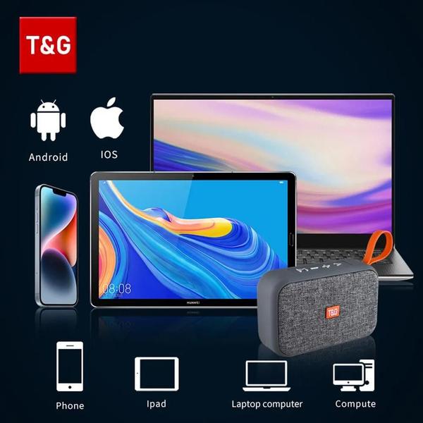 Caixa de Som Portátil TG506 T&G Speaker Bluetooth Conexão Sem Fio Esporte Ao Ar Livre Áudio Estéreo Suporte Cartão Imagem de Caixa de Som Portátil TG506 T&G Speaker Bluetooth Conexão Sem Fio Esporte Ao Ar Livre Áudio Estéreo Suporte Cartão