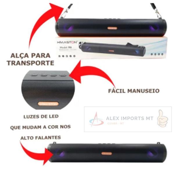 Imagem de Caixa De Som Potente  Portatil Sound Bar Profissional