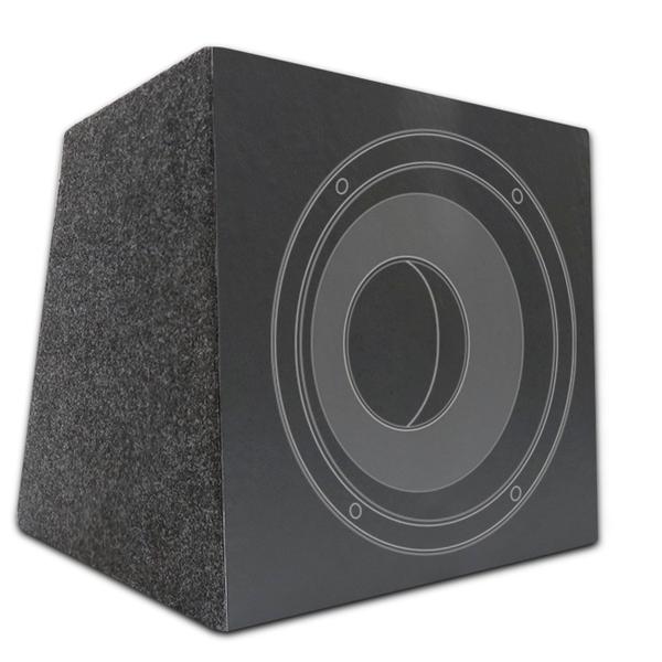 Imagem de Caixa de Som Selada Falante 12 Polegadas Woofer Subwoofer 30 Litros Carpete Grafite