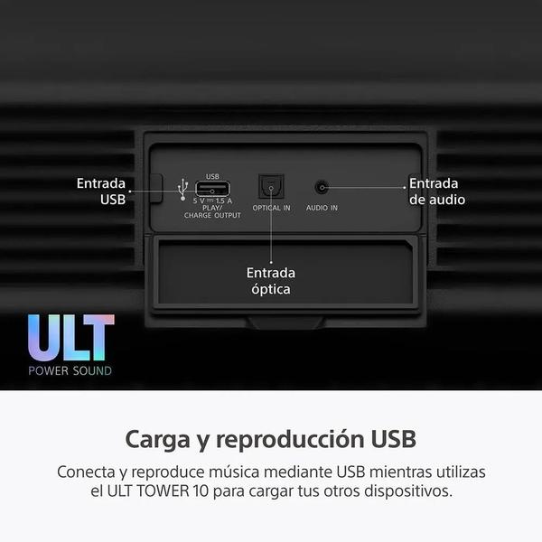 Imagem de Caixa de Som Sony Ult Tower 10 SRS-ULT1000 Bluetooth Karaoke Bivolt