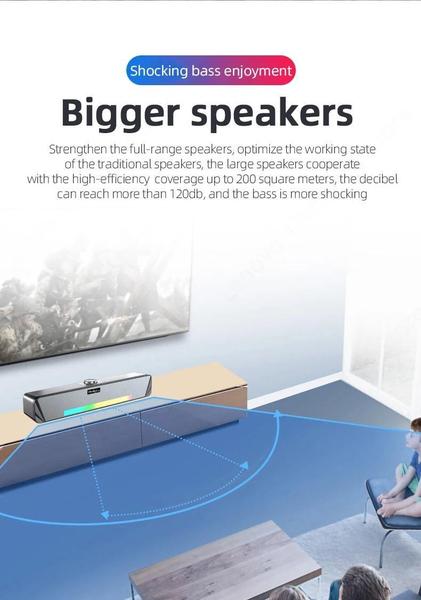 Imagem de Caixa De Som Soundbar Lenovo Ts33 B - Bluetooth