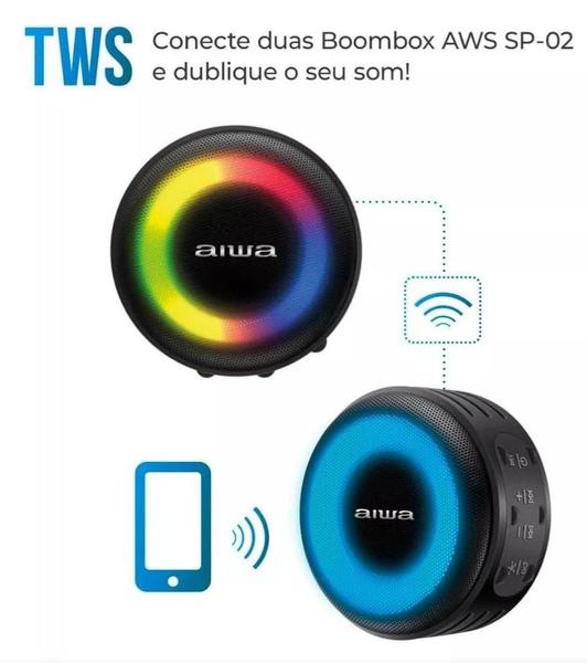 Imagem de Caixa De Som Speaker Bluetooth Aws-sp-02 Aiwa