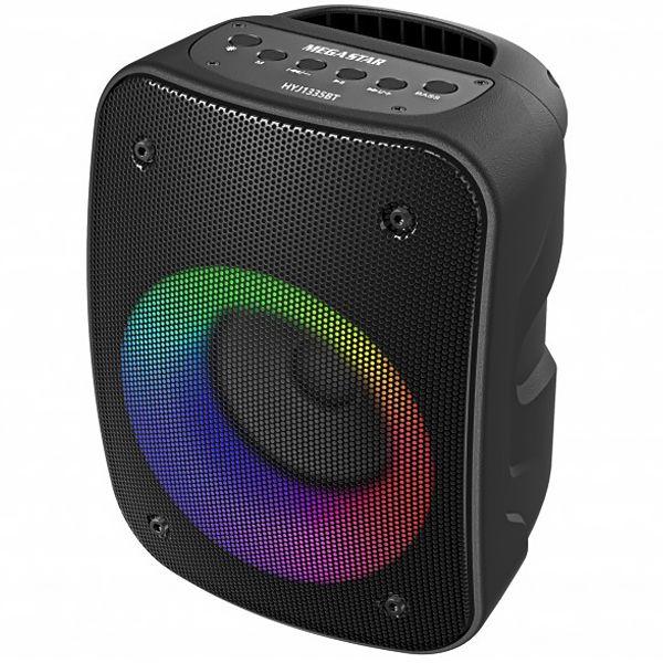 Imagem de Caixa de som Speaker Megastar HYJ1335BT 1.500 Watts P.M.P.O /FM/USB - Preto