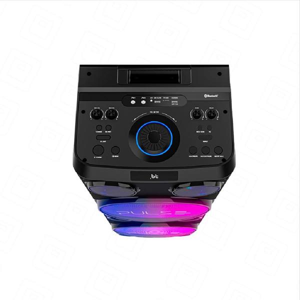 Imagem de Caixa de Som Torre Double Pulse SP508 12'' LED Bluetooth 2300W - 1 Mic