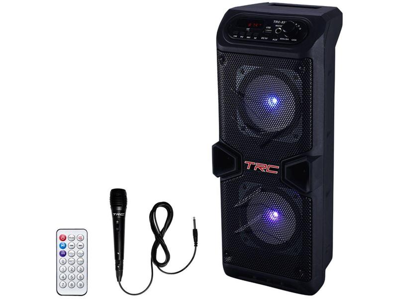 Imagem de Caixa de Som TRC 5506 Bluetooth Amplificada 60W - com Microfone USB com Tweeter