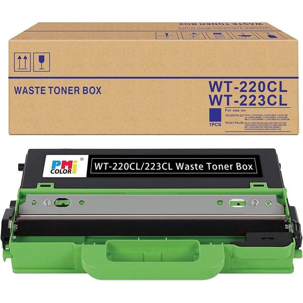 Caixa de toner de resíduos Brother WT220CL preta para impressora Imagem de Caixa de toner de resíduos Brother WT220CL preta para impressora