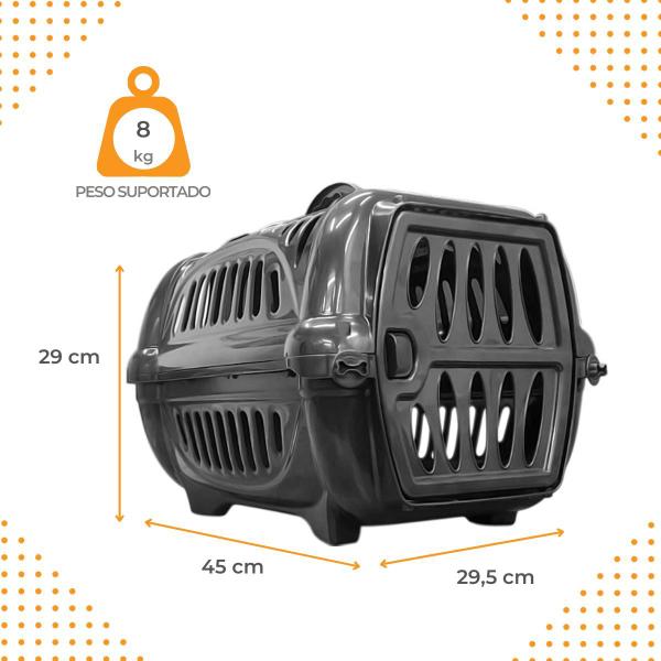 Imagem de Caixa de Transporte Cães Gato Bolsa Pet Até 8 kg Kennel