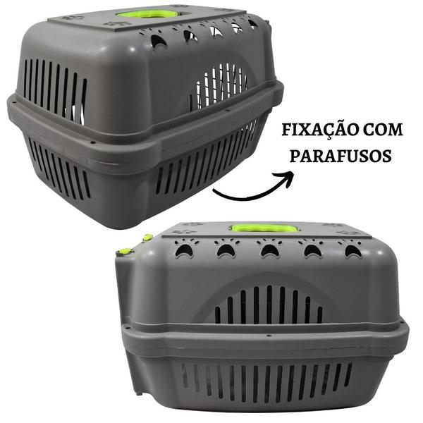 Caixa de Transporte Cães Gatos DuraFalcon Porta de Aço Nº3 - Durapets Imagem de Caixa de Transporte Cães Gatos DuraFalcon Porta de Aço Nº3