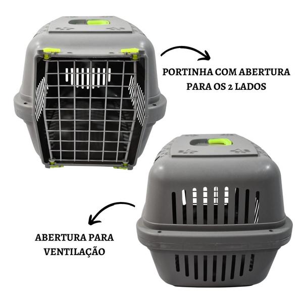 Caixa de Transporte Cães Gatos DuraFalcon Porta de Aço Nº3 - Durapets Imagem de Caixa de Transporte Cães Gatos DuraFalcon Porta de Aço Nº3