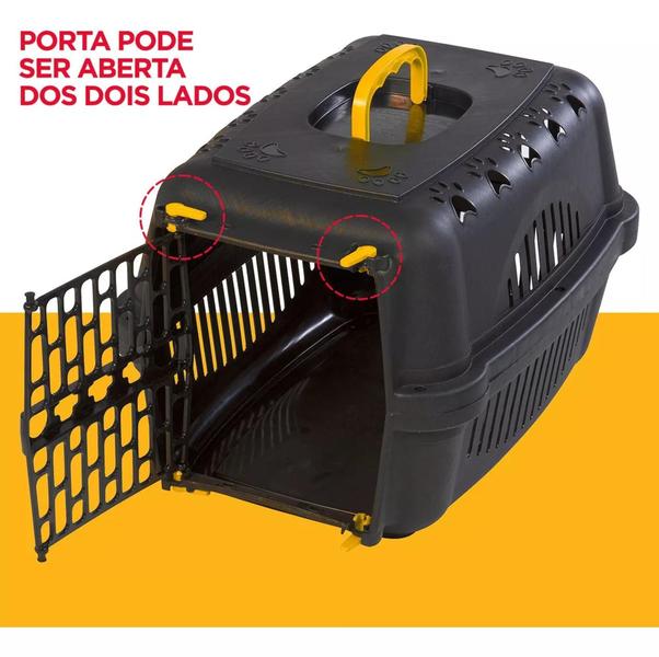 Imagem de Caixa de Transporte DuraPets Cores Tam 02 Falcon Black