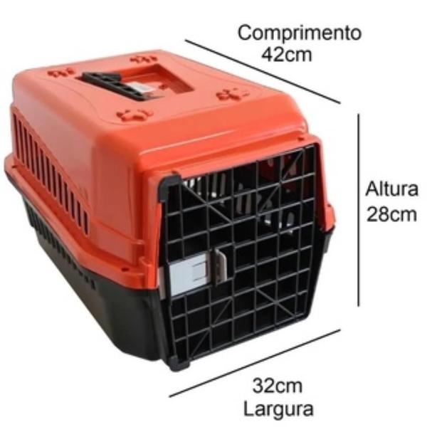 Imagem de Caixa de Transporte número 2 para Cães Gatos e Pets Mec Pet